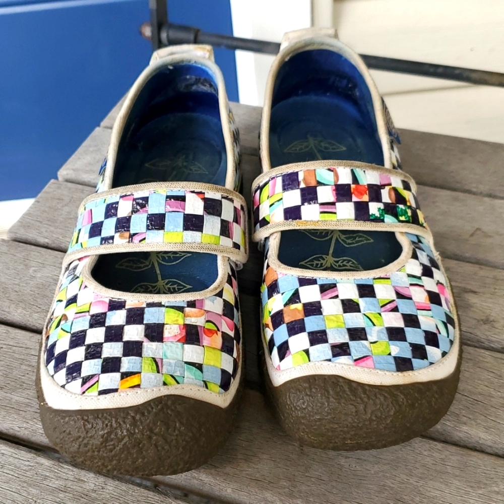 Keen Harvest Rice Bag Woven Women's Multi Slip On Mary Jane Shoes - Size 6.5